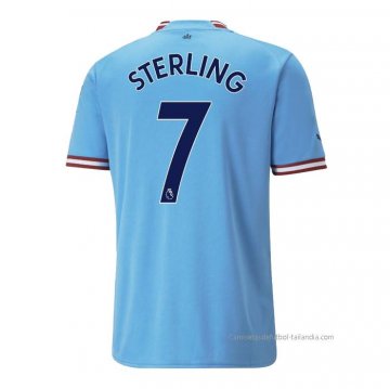 1ª Camiseta Manchester City Jugador Sterling 2022-2023 1ª Camiseta Manchester City Jugador Sterling 2022-2023