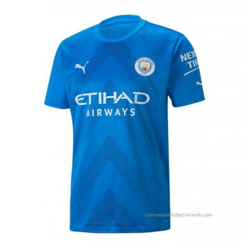 Camiseta Manchester City Portero 2022-2023 Azul Camiseta Manchester City Portero 2022-2023 Azul