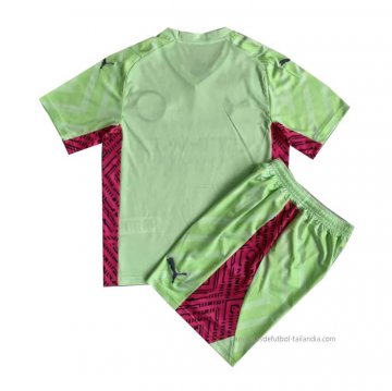 Camiseta Manchester City Portero Nino 2023-2024 Verde