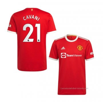 1ª Camiseta Manchester United Jugador Cavani 2021-2022 1ª Camiseta Manchester United Jugador Cavani 2021-2022
