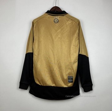 1ª Camiseta Manchester United Retro Ponerse En Doble Cara Manga Larga 2001-2002