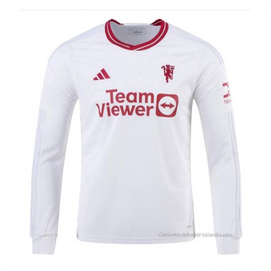 3ª Camiseta Manchester United Manga Larga 2023-2024 - Haga un click en la imagen para cerrar