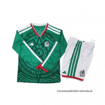 1ª Camiseta Mexico Manga Larga Nino 2026 1ª Camiseta Mexico Manga Larga Nino 2026