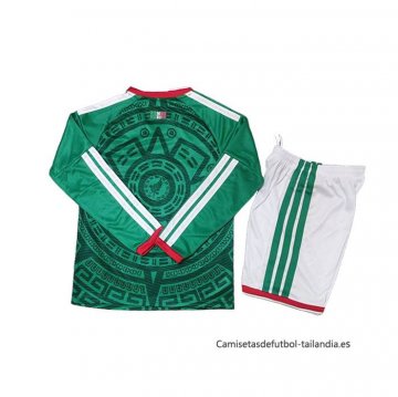 1ª Camiseta Mexico Manga Larga Nino 2026