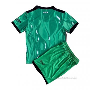 Camiseta Napoli Portero Nino 2021-2022 Verde