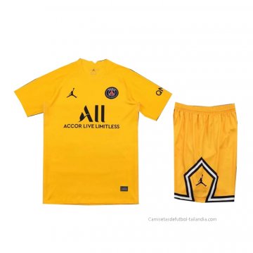 Camiseta Paris Saint-Germain Portero Nino 2021-2022 Amarillo Camiseta Paris Saint-Germain Portero Nino 2021-2022 Amarillo