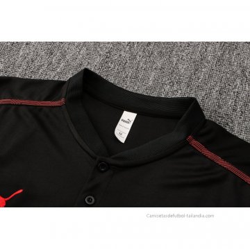 Camiseta Polo del AC Milan 2021-2022 Negro