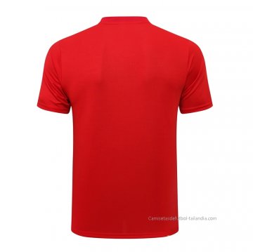 Camiseta Polo del AC Milan 2021-2022 Rojo