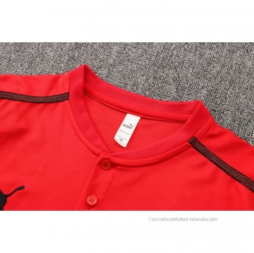 Camiseta Polo del AC Milan 2021-2022 Rojo