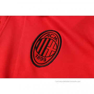 Camiseta Polo del AC Milan 2021-2022 Rojo
