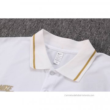 Camiseta Polo del Brasil 2022-2023 Blanco