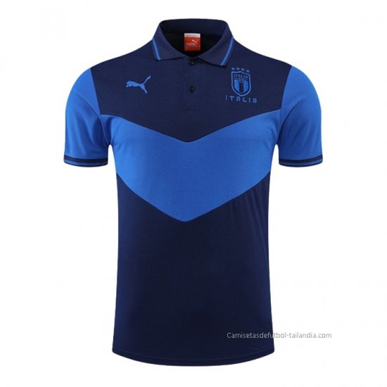 Camiseta Polo del Italia 2022-2023 Azul - Haga un click en la imagen para cerrar