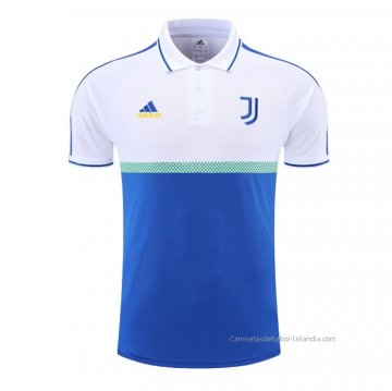 Camiseta Polo del Juventus 2022-2023 Blanco y Azul Camiseta Polo del Juventus 2022-2023 Blanco y Azul
