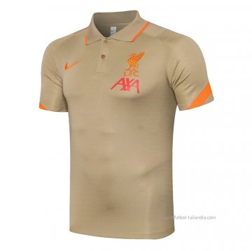Camiseta Polo del Liverpool 2021-2022 Amarillo Camiseta Polo del Liverpool 2021-2022 Amarillo