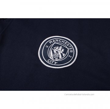 Camiseta Polo del Manchester City 2021-2022 Azul