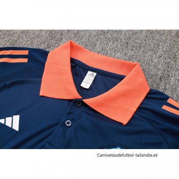 Camiseta Polo del Manchester United 2024-2025 Azul