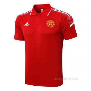 Camiseta Polo del Manchester United UCL 2021-2022 Rojo Camiseta Polo del Manchester United UCL 2021-2022 Rojo