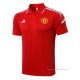 Camiseta Polo del Manchester United UCL 2021-2022 Rojo