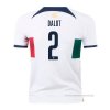 2ª Camiseta Portugal Jugador Dalot 2022