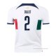 2ª Camiseta Portugal Jugador Dalot 2022