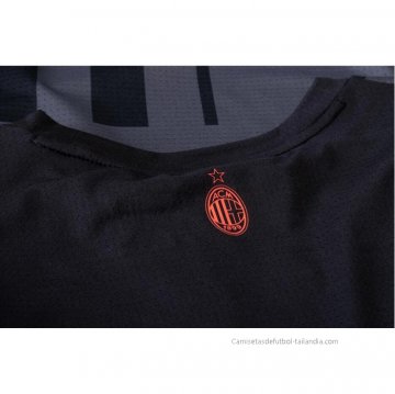 Camiseta Pre Partido del AC Milan 2022 Negro