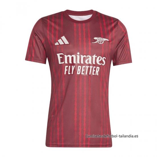 Camiseta Pre Partido del Arsenal 2025-2026 Rojo - Haga un click en la imagen para cerrar