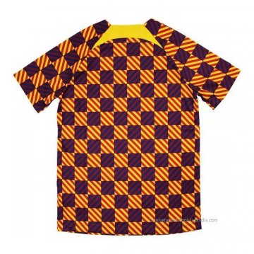Camiseta Pre Partido del Barcelona 2022 Amarillo