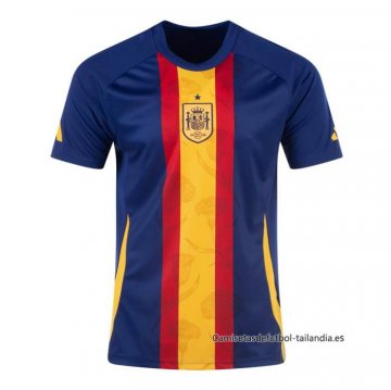 Camiseta Pre Partido del Espana 2024 Azul