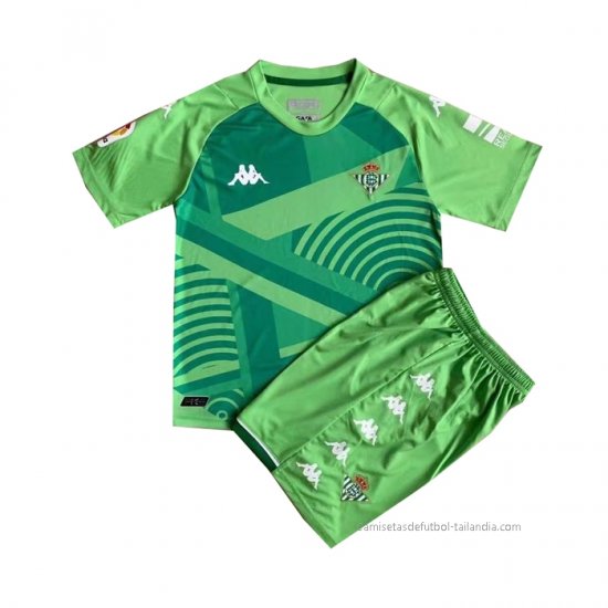Camiseta Real Betis Portero Nino 2021-2022 Verde - Haga un click en la imagen para cerrar