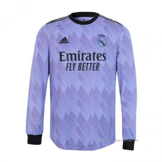 2ª Camiseta Real Madrid Authentic Manga Larga 2022-2023 - Haga un click en la imagen para cerrar