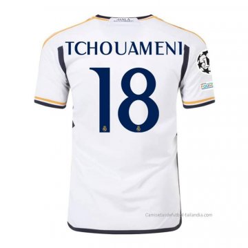 1ª Camiseta Real Madrid Jugador Tchouameni 2023-2024 1ª Camiseta Real Madrid Jugador Tchouameni 2023-2024