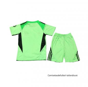 Camiseta Real Madrid Portero Nino 2025-2026 Verde