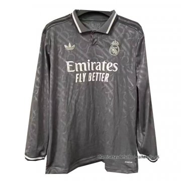3ª Camiseta Real Madrid Manga Larga 2024-2025