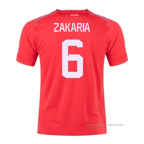 1ª Camiseta Suiza Jugador Zakaria 2022 - Haga un click en la imagen para cerrar