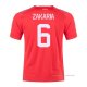 1ª Camiseta Suiza Jugador Zakaria 2022