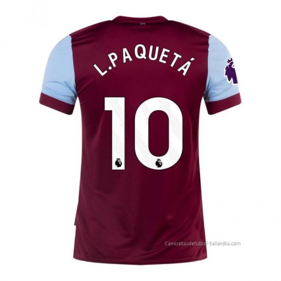 1ª Camiseta West Ham Jugador L.Paqueta 2023-2024 - Haga un click en la imagen para cerrar