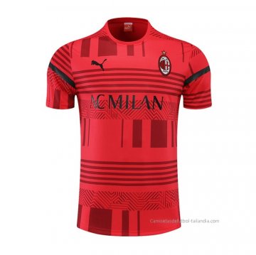 Camiseta de Entrenamiento AC Milan 2022-2023 Rojo Camiseta de Entrenamiento AC Milan 2022-2023 Rojo