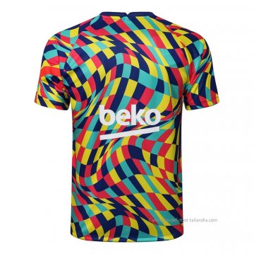 Camiseta de Entrenamiento Barcelona 2021-2022 Amarillo