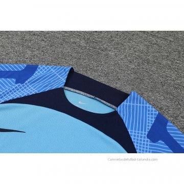 Camiseta de Entrenamiento Barcelona 2022-2023 Azul
