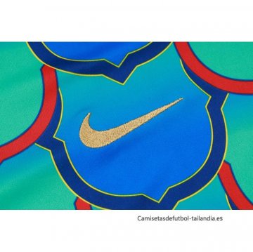 Camiseta de Entrenamiento Barcelona 2024-2025 Verde
