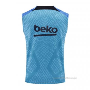 Camiseta de Entrenamiento Barcelona Sin Mangas 2022-2023 Azul