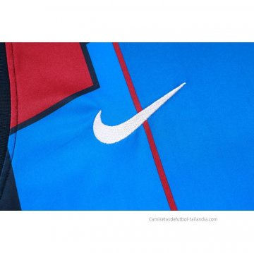 Camiseta de Entrenamiento Barcelona Sin Mangas 2023-2024 Azul y Rojo