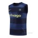 Camiseta de Entrenamiento Chelsea Sin Mangas 2022-2023 Azul