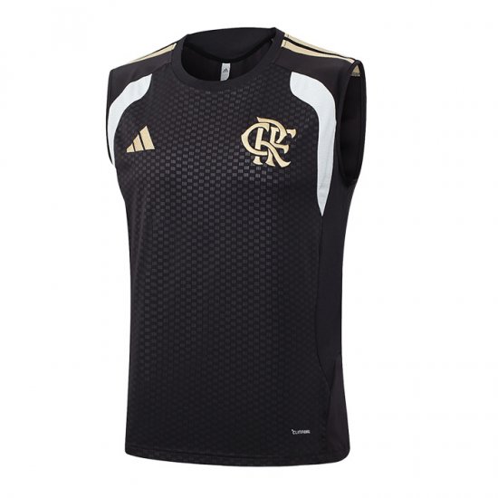 Camiseta de Entrenamiento Flamengo Sin Mangas 2025-2026 Marron - Haga un click en la imagen para cerrar
