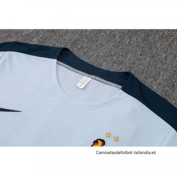 Camiseta de Entrenamiento Francia 2024-2025 Azul Claro