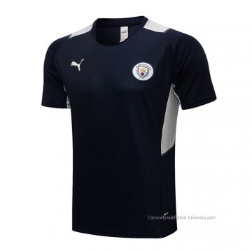 Camiseta de Entrenamiento Manchester City 2021-2022 Azul Camiseta de Entrenamiento Manchester City 2021-2022 Azul