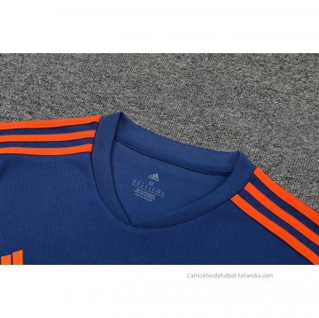 Camiseta de Entrenamiento Manchester United 2022-2023 Azul