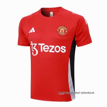 Camiseta de Entrenamiento Manchester United 2024-2025 Rojo Camiseta de Entrenamiento Manchester United 2024-2025 Rojo