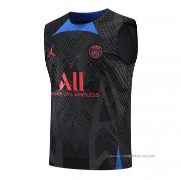 Camiseta de Entrenamiento Paris Saint-Germain Jordan Sin Mangas 2022-2023 Negro Camiseta de Entrenamiento Paris Saint-Germain Jordan Sin Mangas 2022-2023 Negro