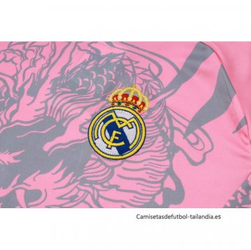 Camiseta de Entrenamiento Real Madrid Dragon 2024-2025 Rosa